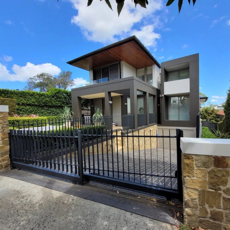 a house in Sydney with a gate